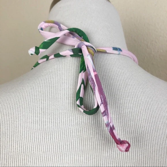 ✖️SOLD✖️•BAR III• NWOT Palm Reader Ruffle Sleeve Bikini Top - Picture 5 of 11